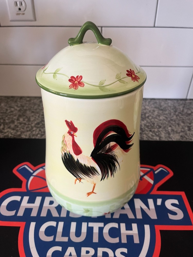 Pfaltzgraff Rooster Daybrook Medium Ceramic Canister