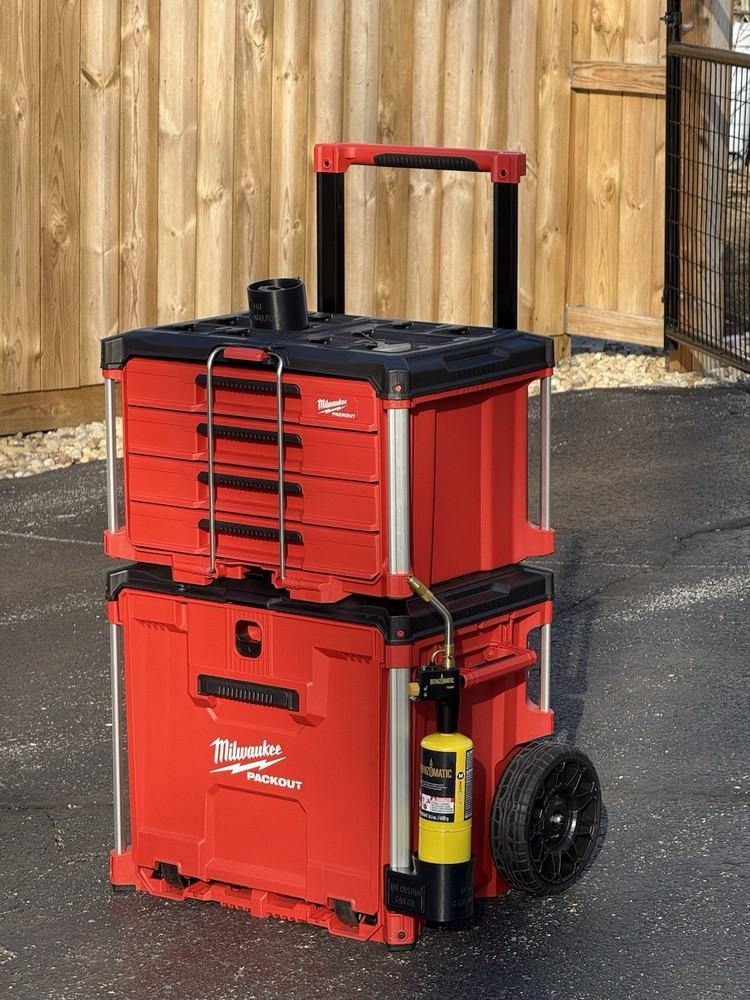 Bernzomatic 14.1oz Canister Holder Addon for Mikwaukee Packout Modular Toolboxes