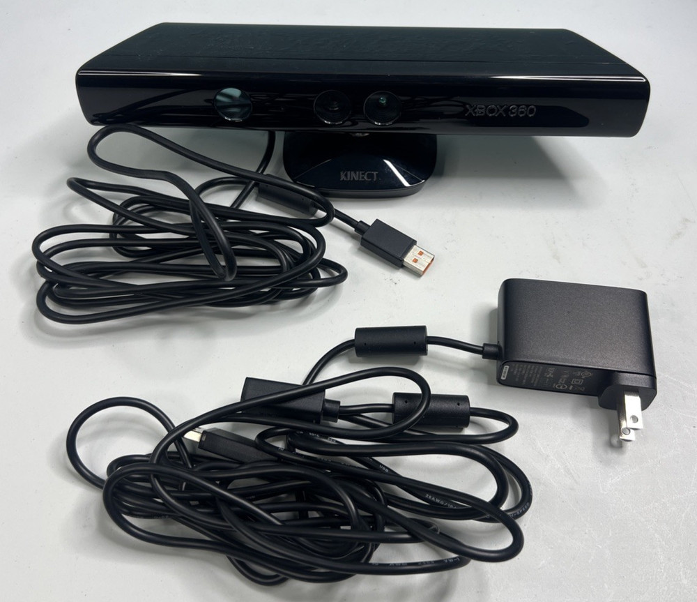Microsoft Xbox 360 Kinect Motion Sensor Bar with Manual and Box