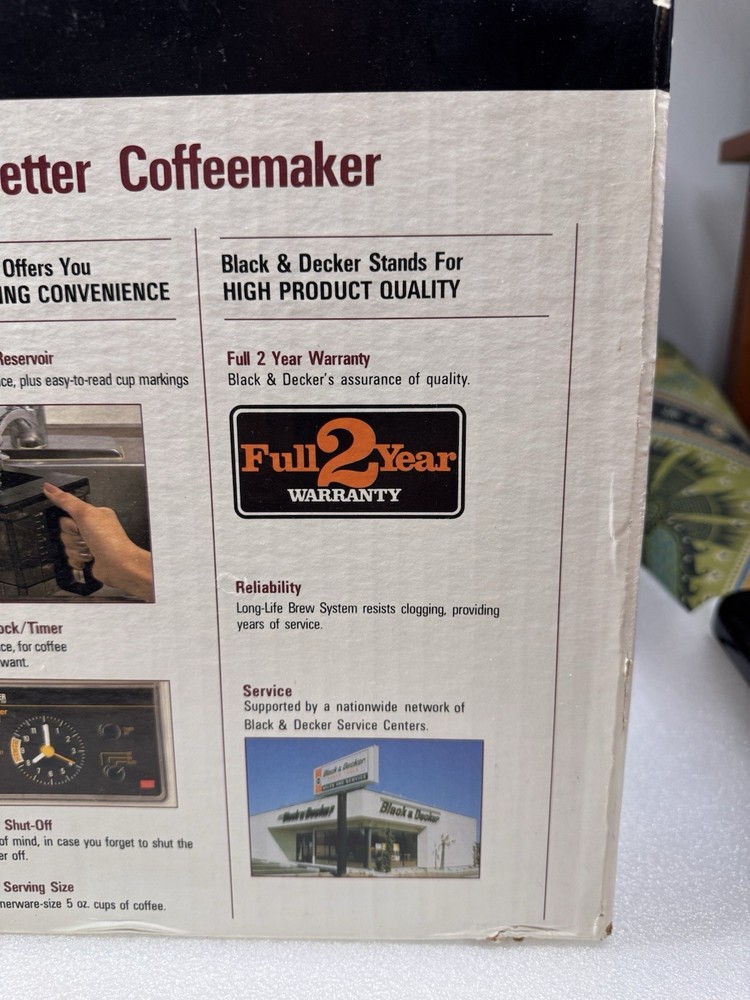 Black & Decker Spacemaker Under Cabinet Drip Coffee Maker SDC2A - Sealed