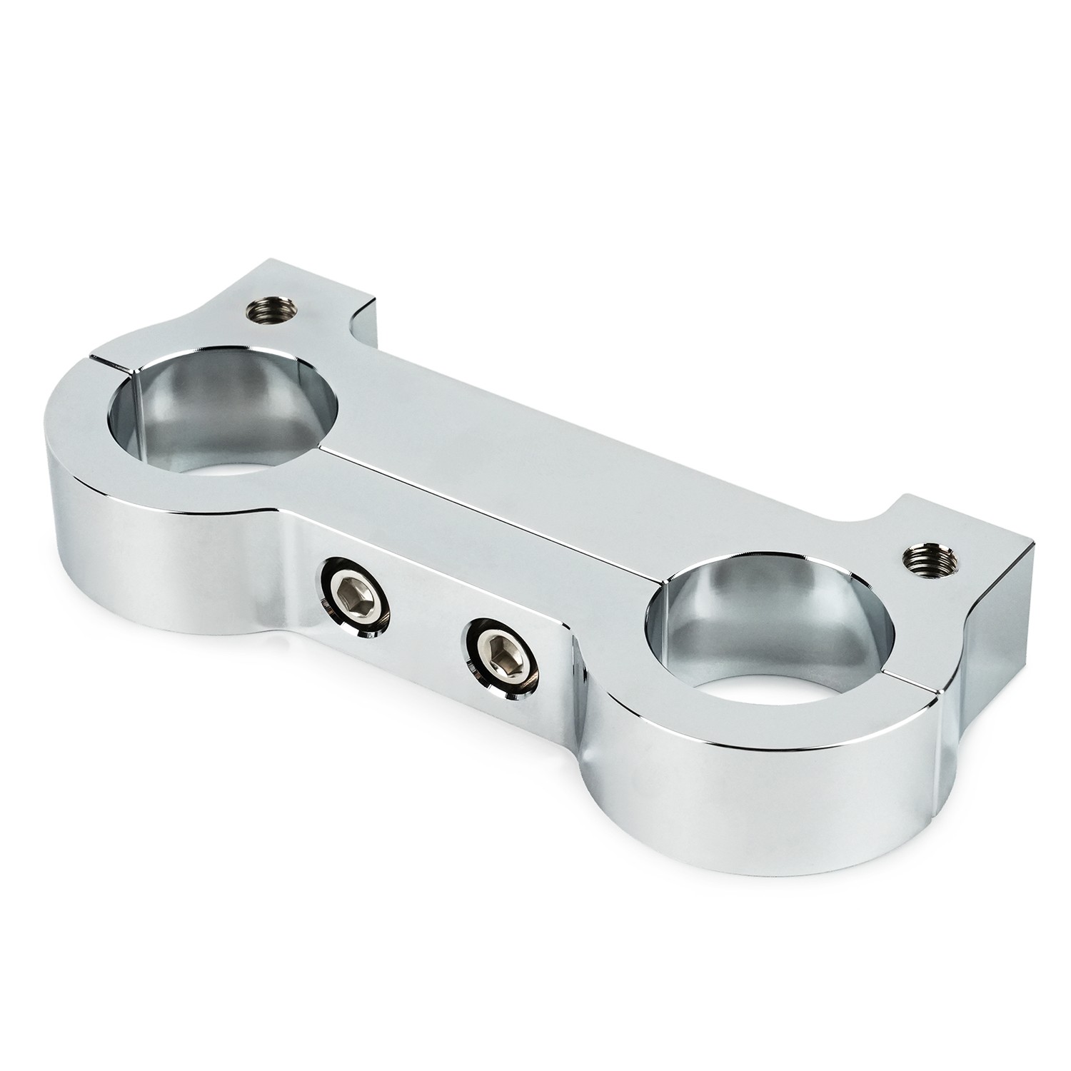 Gauge Riser Relocation Kit For Harley Sportster Dyna 1 1/4" Clamp