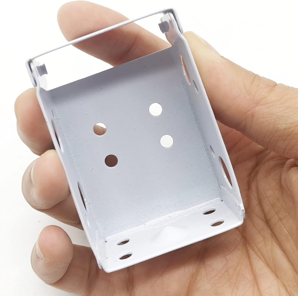 6PCS 2.5 Inch Blind Brackets Low Profile Box Mounting Bracket for Window Blinds