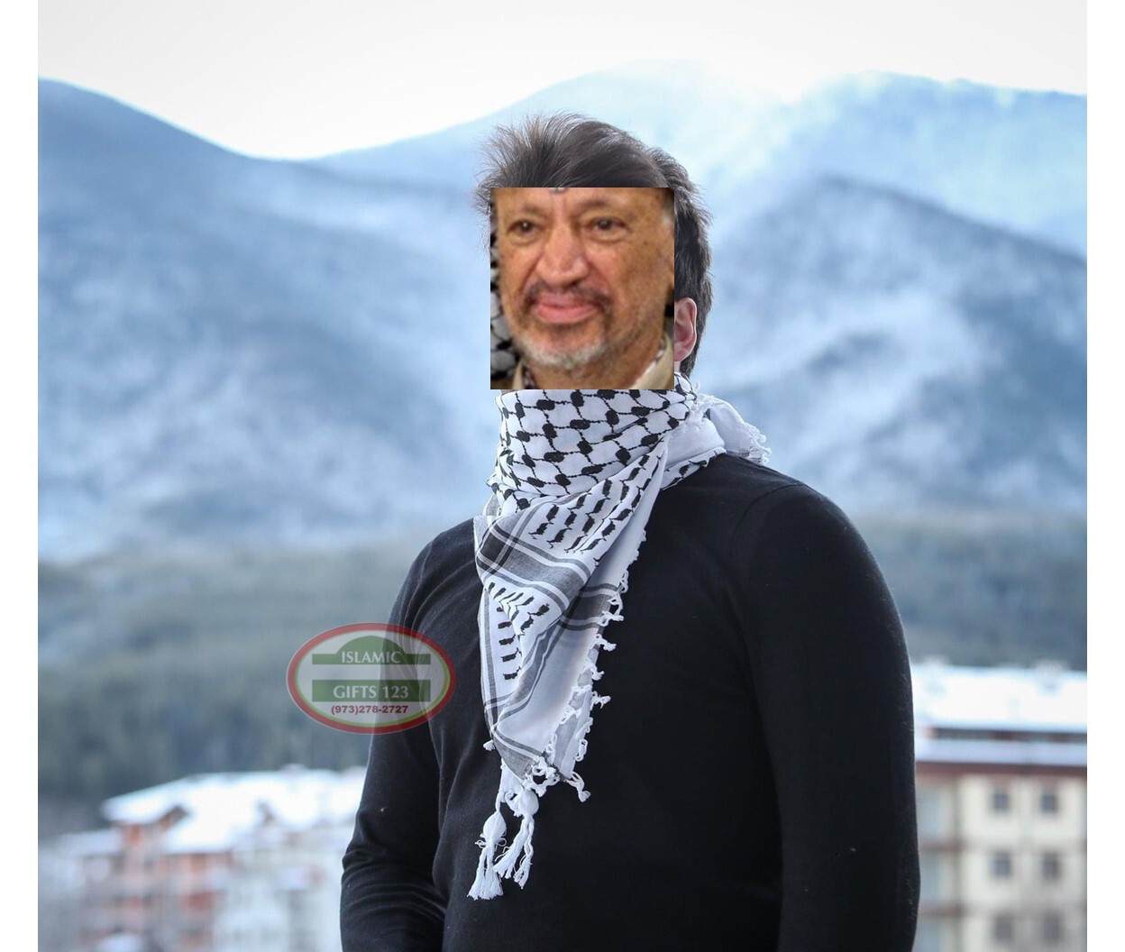 Keffiyeh Arab Scarf Palestine Original Arafat Shemagh Wholesale Woven LRG size