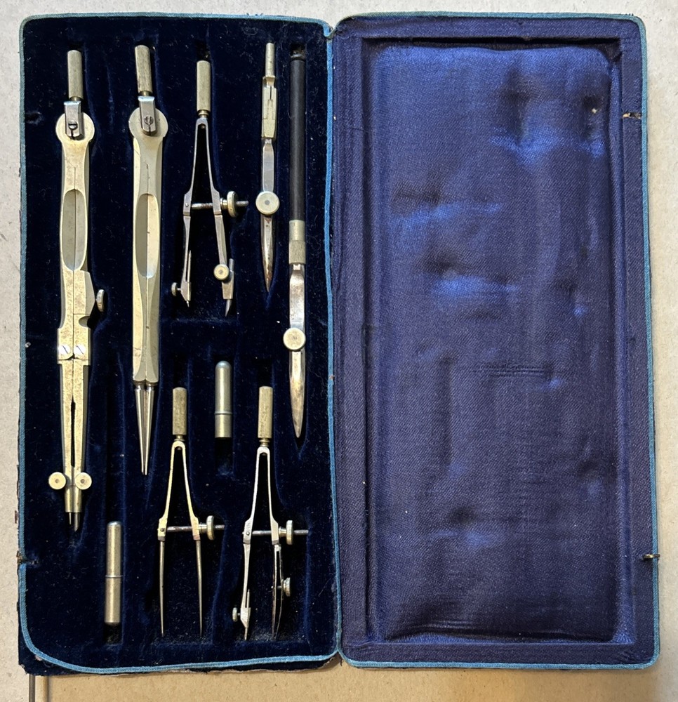 Vintage Schoener, Germany Mechanical Drafting Tool Set
