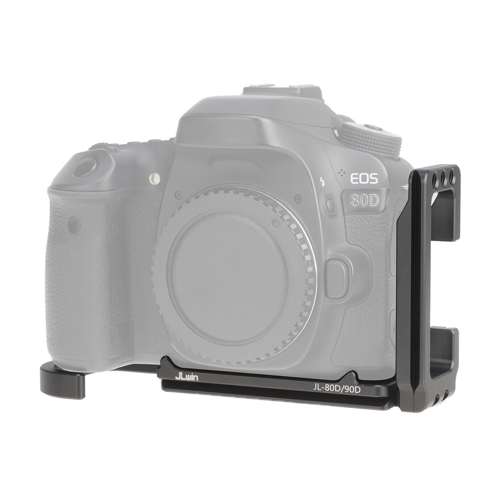 L Bracket Camera Mount Quick Release Plate For Canon 70D 80D 90D