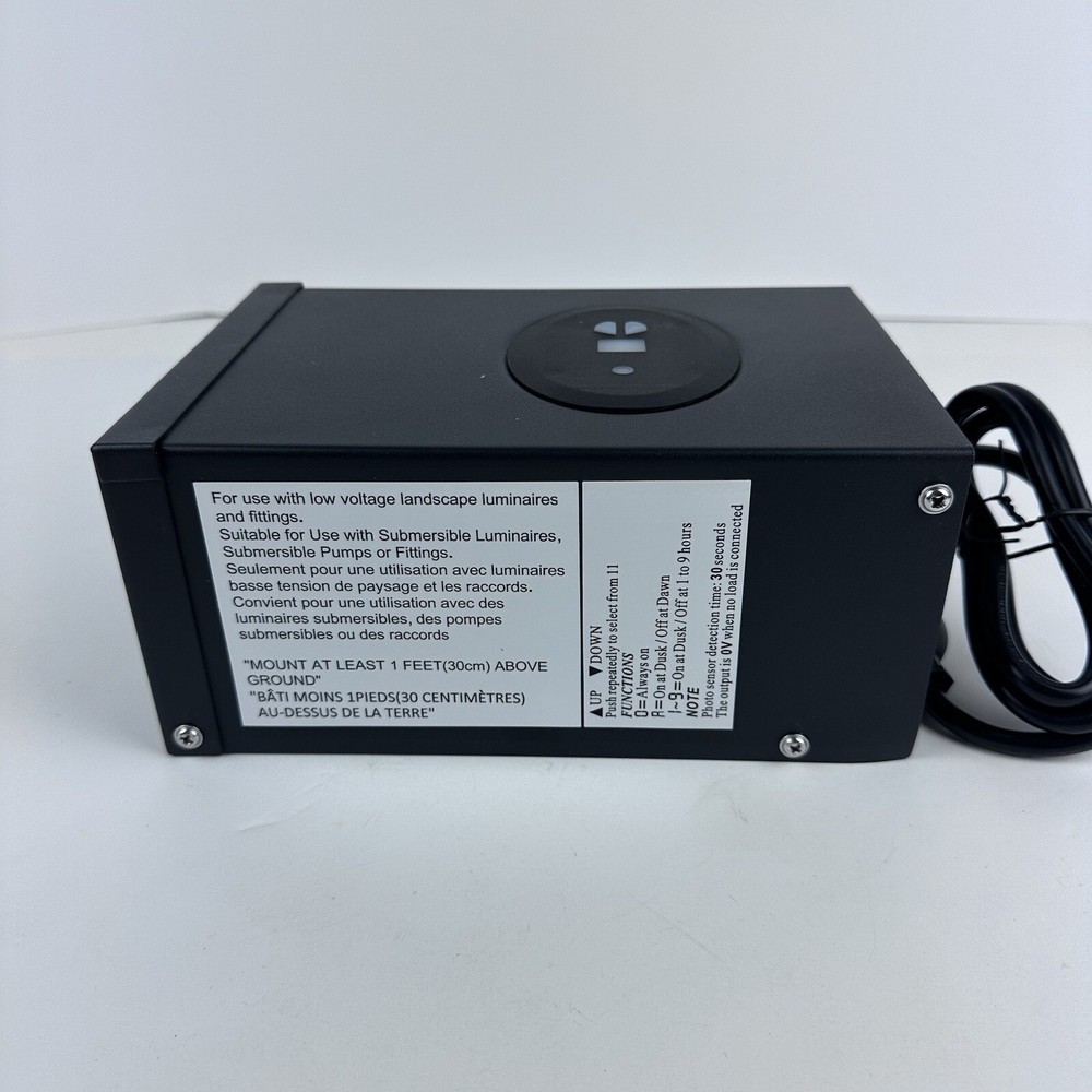 Dewenwils 200W Low Voltage Landscape Transformer with Timer & Photocell Sensor