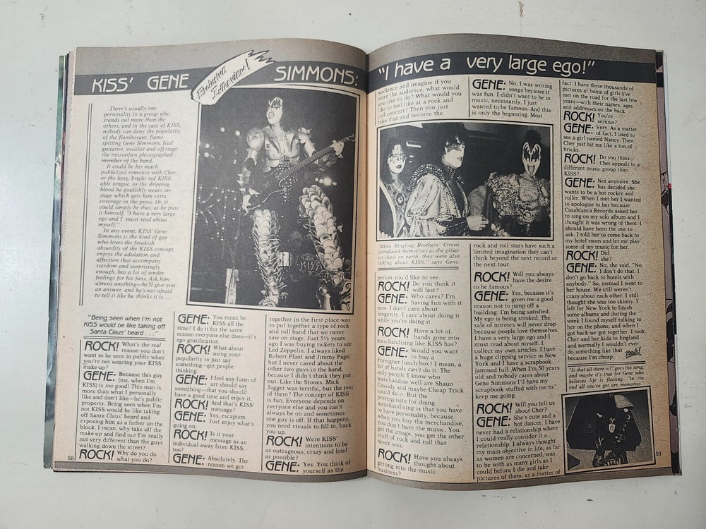 Tiger Beat Vintage 1980 Rock Magazine Van Halen KISS Cheap Trick Blondie POSTER