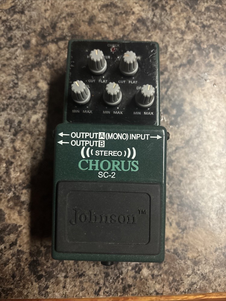 Johnson Sc-2 Stereo Chorus Effect Pedal