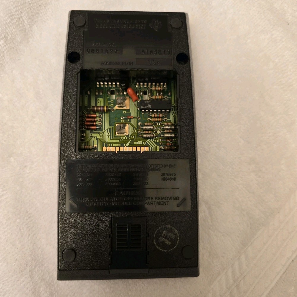 Texas Instruments TI-59 Programmable Calculator w/Library Module FOR PARTS