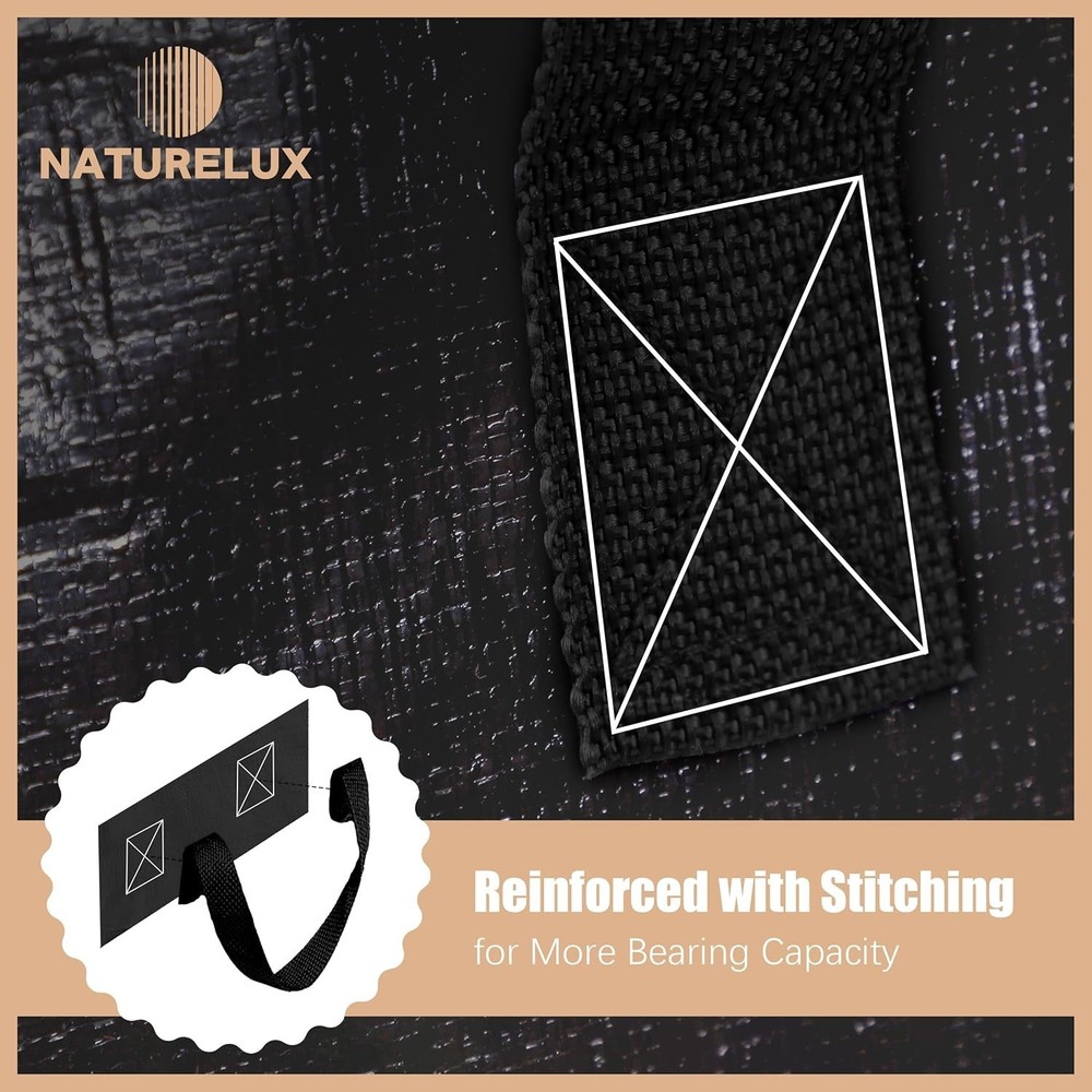 Durable Backpack Straps Moving Bags - Space-Saving 6 Pack for Dorm Essentials
