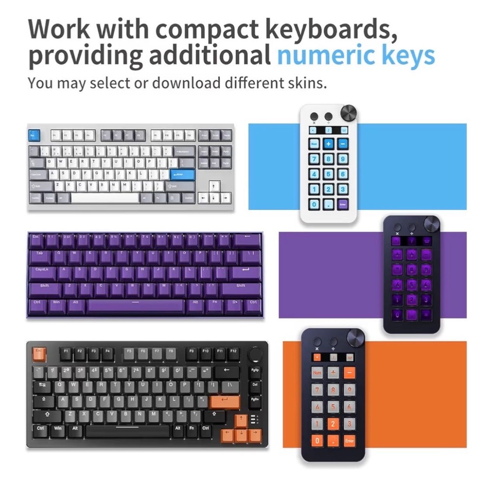 Stream Controller Deck with 18 Customizable Macro Keys to Trigger Actions in OBS