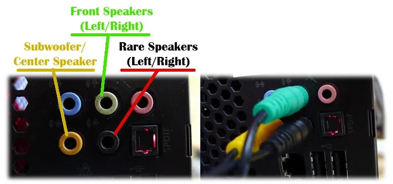 Control Pod Bypass Cable for Logitech Z-5500 Z5500 3 jack with volume control
