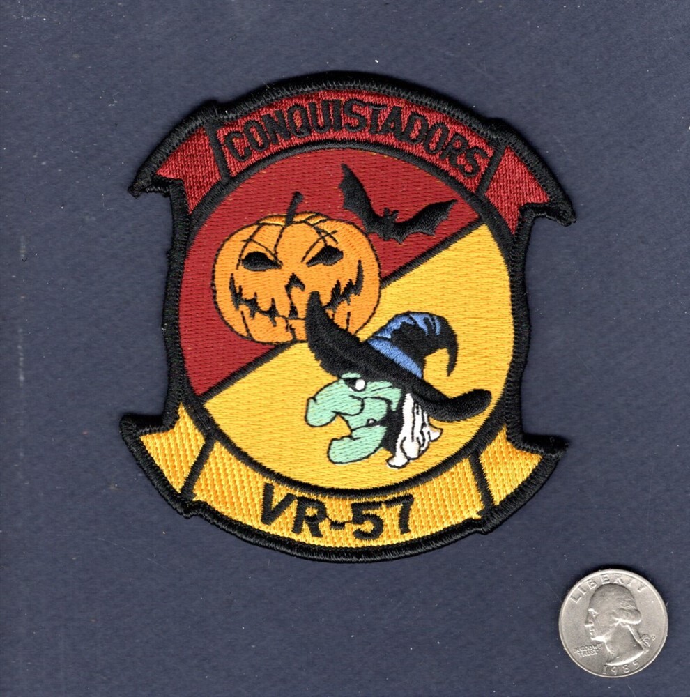 VR-57 CONQUISTADORS Halloween Boeing C-40 CLIPPER Squadron Patch