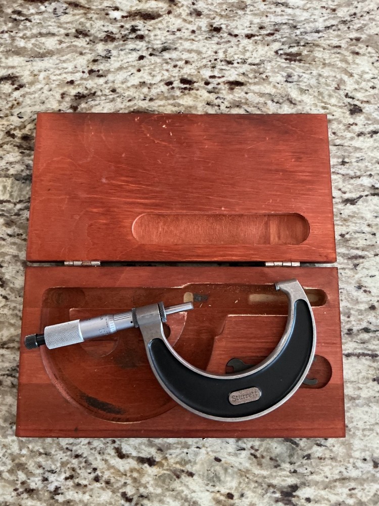 Starrett 1”-2”, & Starrett 2”- 3” Micrometer Set