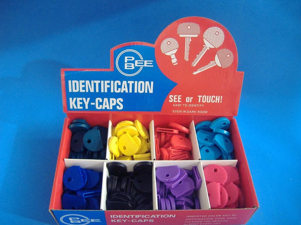 200 PIECE COLORED KEY CAP IDENTIFIER DISPLAY KIT IDENTIFICATION