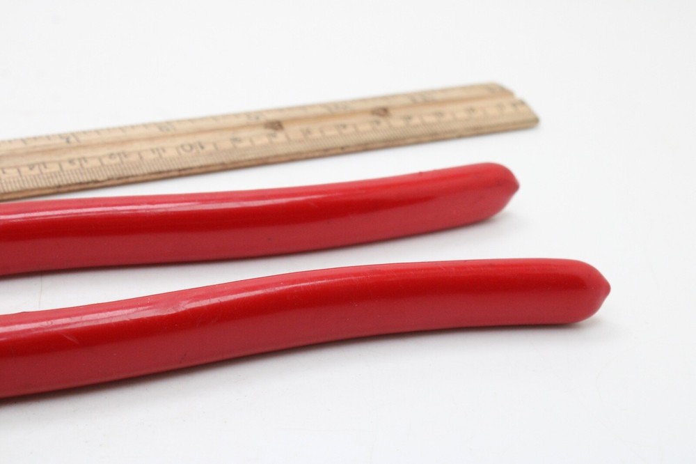 Unbranded 10" RED Rubber Handle Forge Nipper Tool