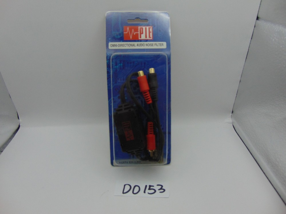 PIE EIS-ILNO In-Line RCA Audio Noise Filter Ground Loop Isolator New