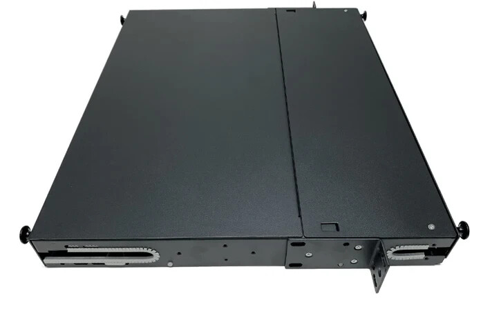 Fiber Optic 1RU Rack Mount Patch Panel (Enclosure) Holds 3 LGX Adapter Plates