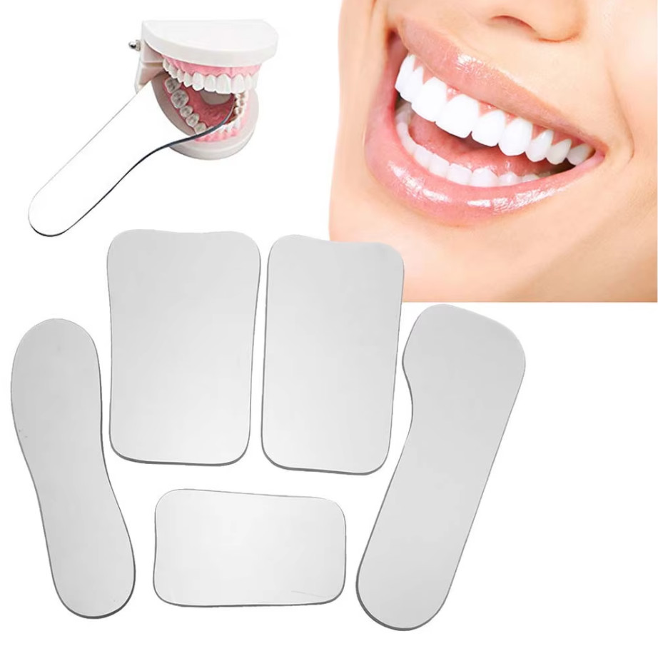 5pcs Dental Orthodontic Photo Mirrors Glass Intra Oral Mouth Mirror Reflector