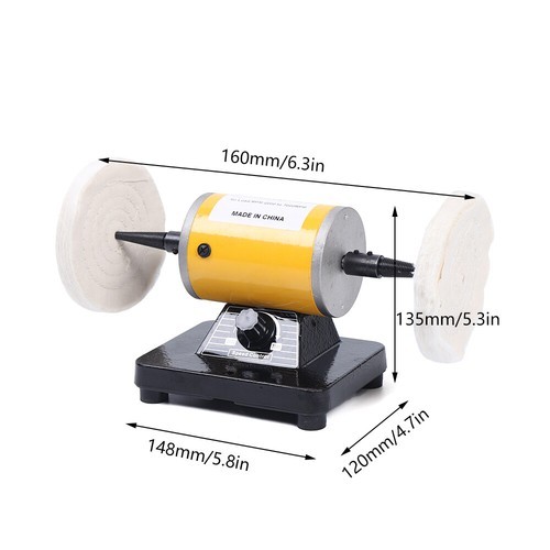 5-Inch Bench Table Top Buffing Machine Polisher Buffer Smoothing Polishing Tool