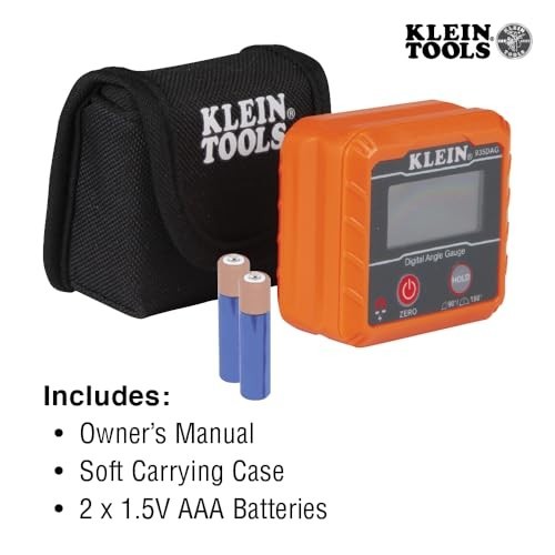 Digital Electronic Level & Angle Gauge - Measures 0-90° & 0-180°, Sets Angles
