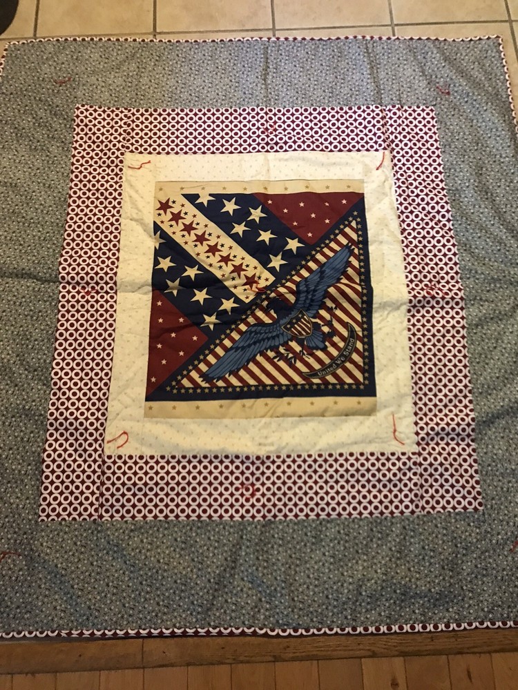 Quilt 4’x5’ Handmade Veterans