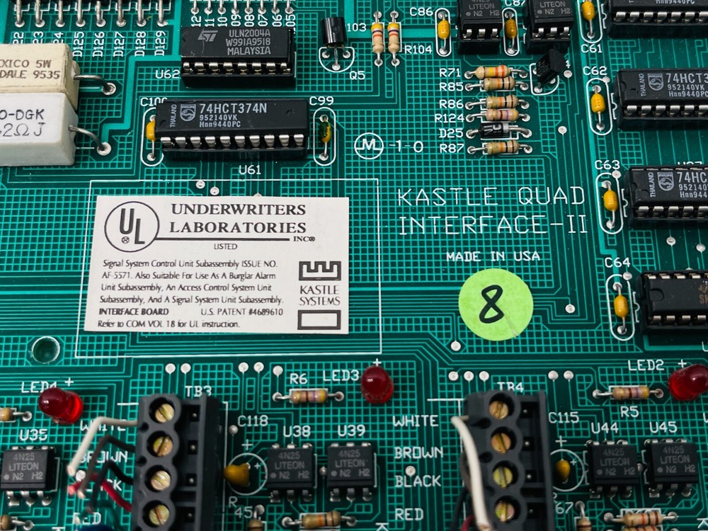 Kastle Systems Kastle Quad Interface-II, Kastle Quad CPU / USED