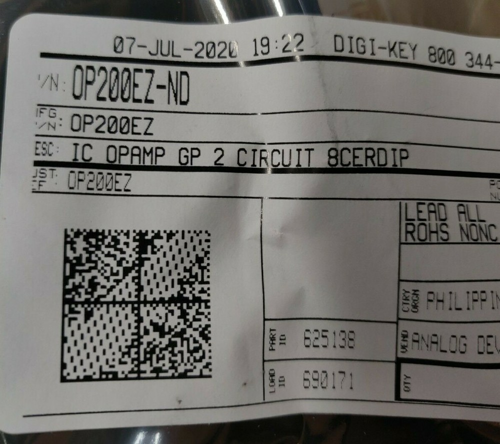 Analog Devices OP200EZ