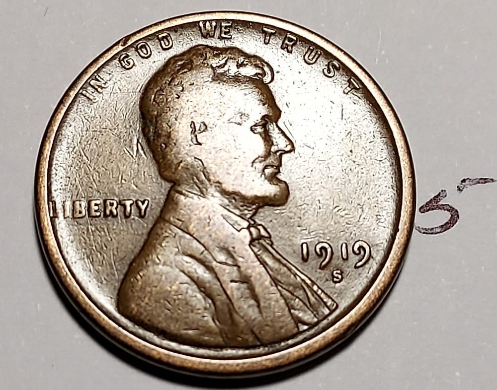 1919-S Lincoln Wheat Cent #5