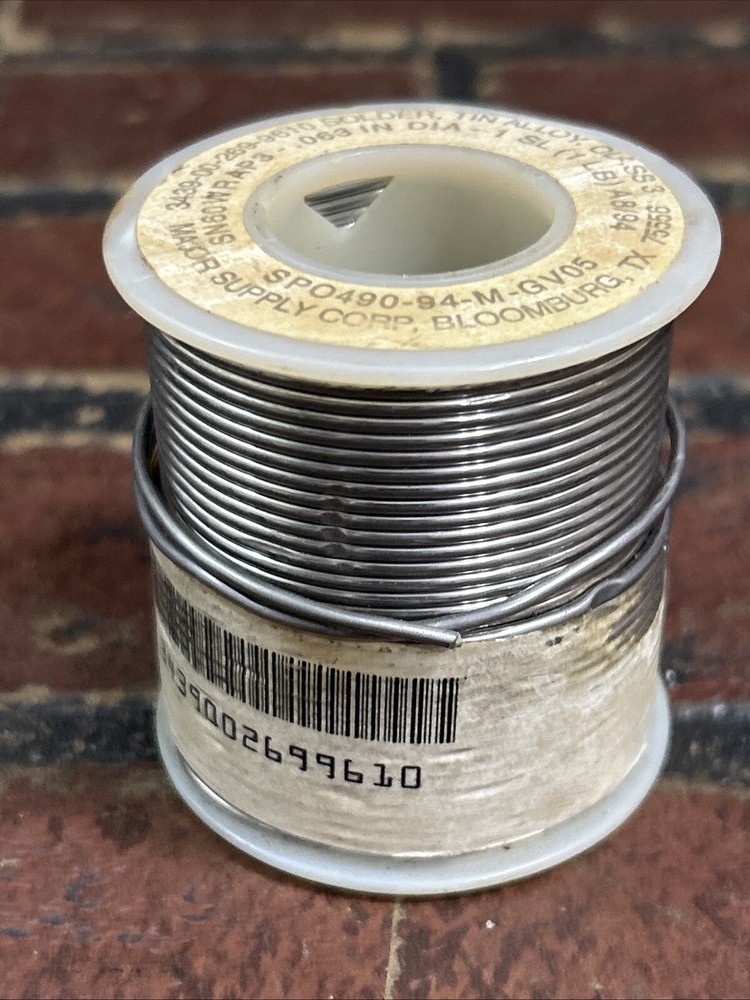 1lbs Roll 0.063 Solder, Tin Alloy