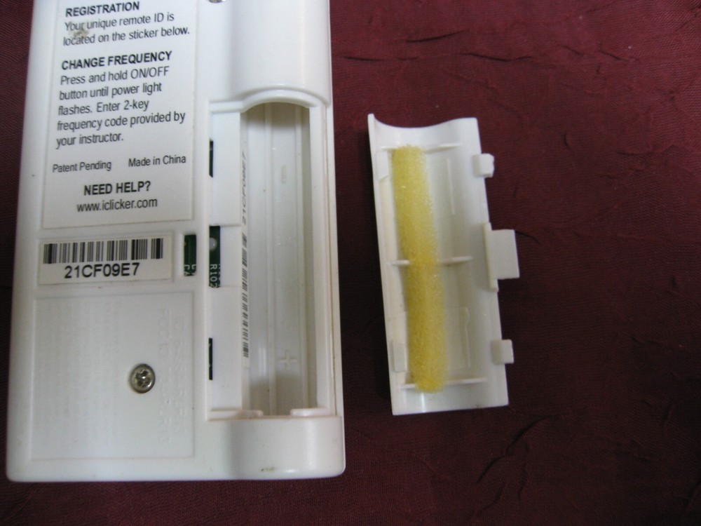 iClicker Student Remote control - Tested working