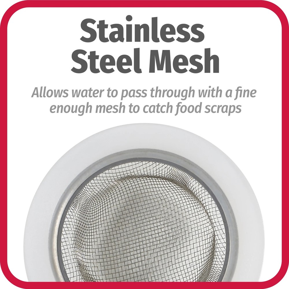 (6 pack) GoodCook Mesh Sink Strainer