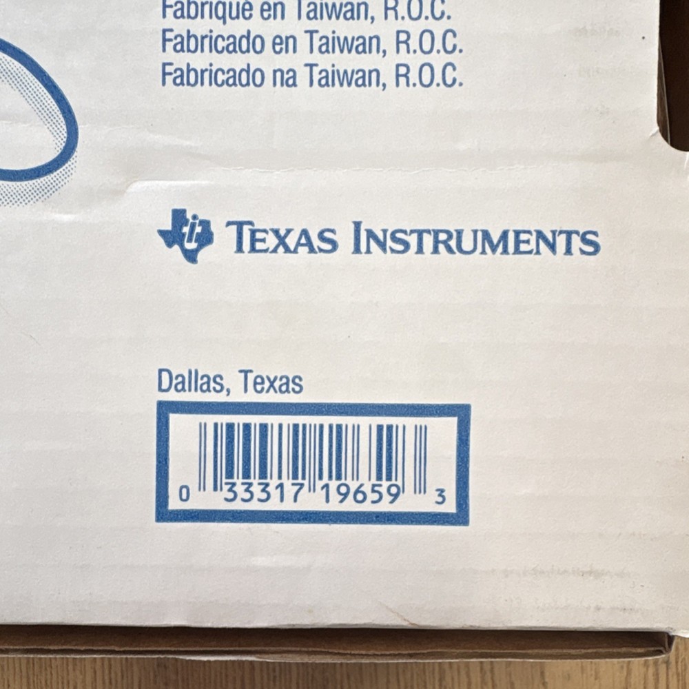 Texas Instruments Calculator-Based Ranger (CBR) MPN 9812143-0101