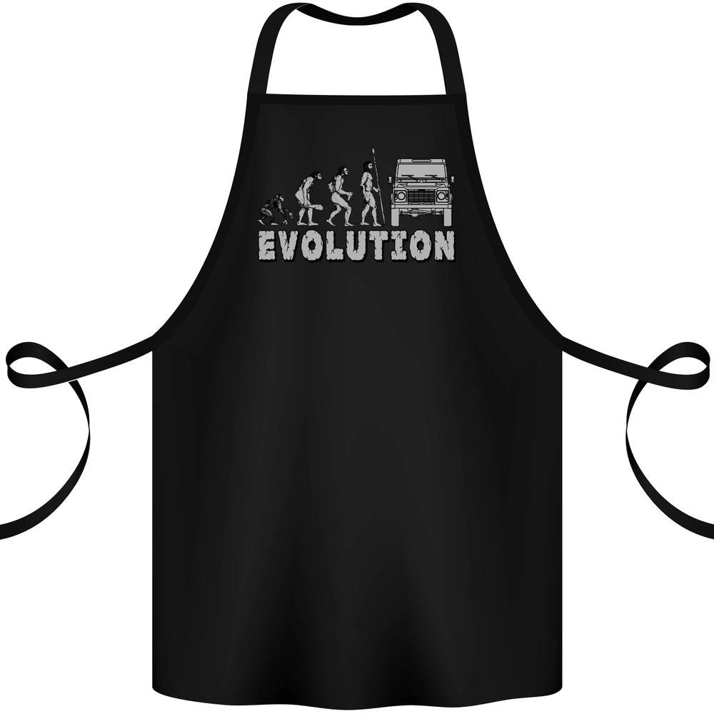 4X4 Evolution Off Road Roading Funny Cotton Apron 100% Organic