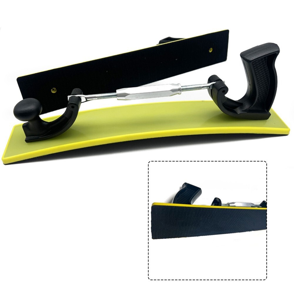 Holder Sanding Disc 70 X 420mm ABS-Polishing Rectangular Yellow + Black