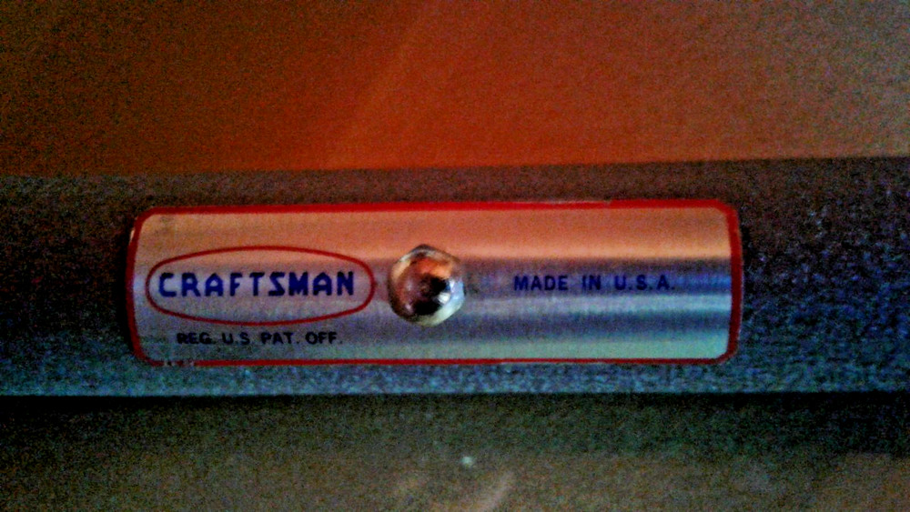 Lock Hand Level Craftsman W/ Box / Manual / leather Case