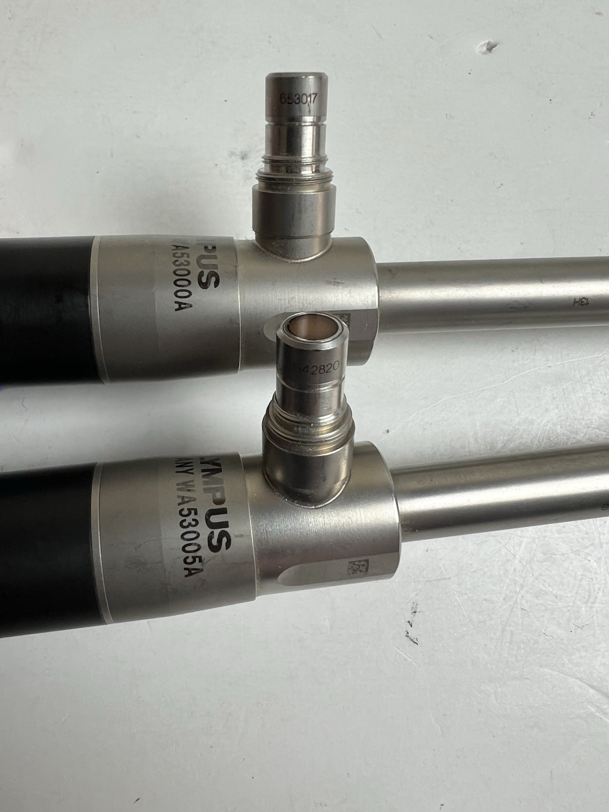 Lot Of 2 Olympus WA53005A & WA53000A 10mm Laparoscope 30º 0º Autoclavable Set