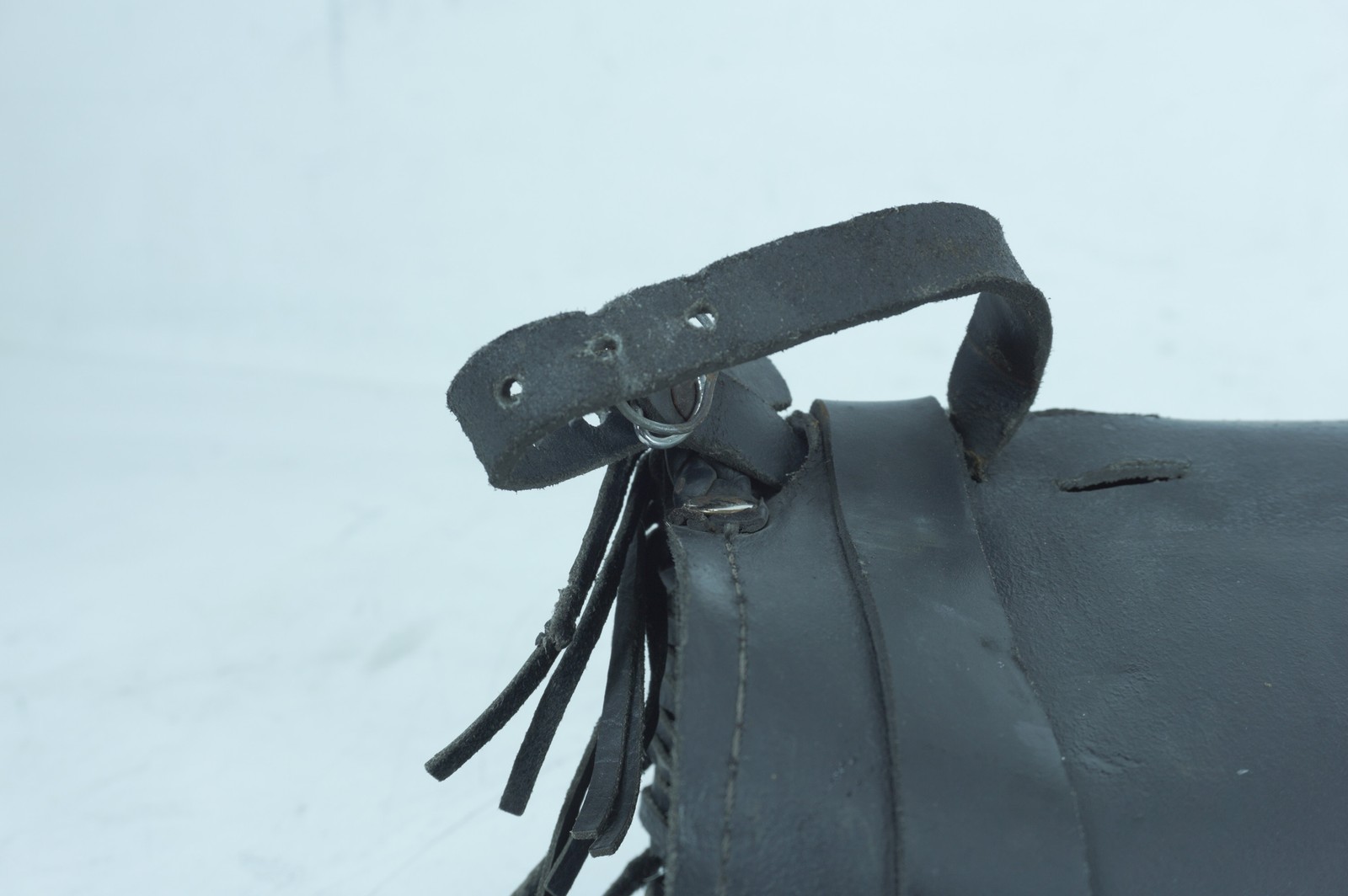 1986 Harley Sportster Limited Liberty OEM Front Onboard Tool Bag Leather Storage