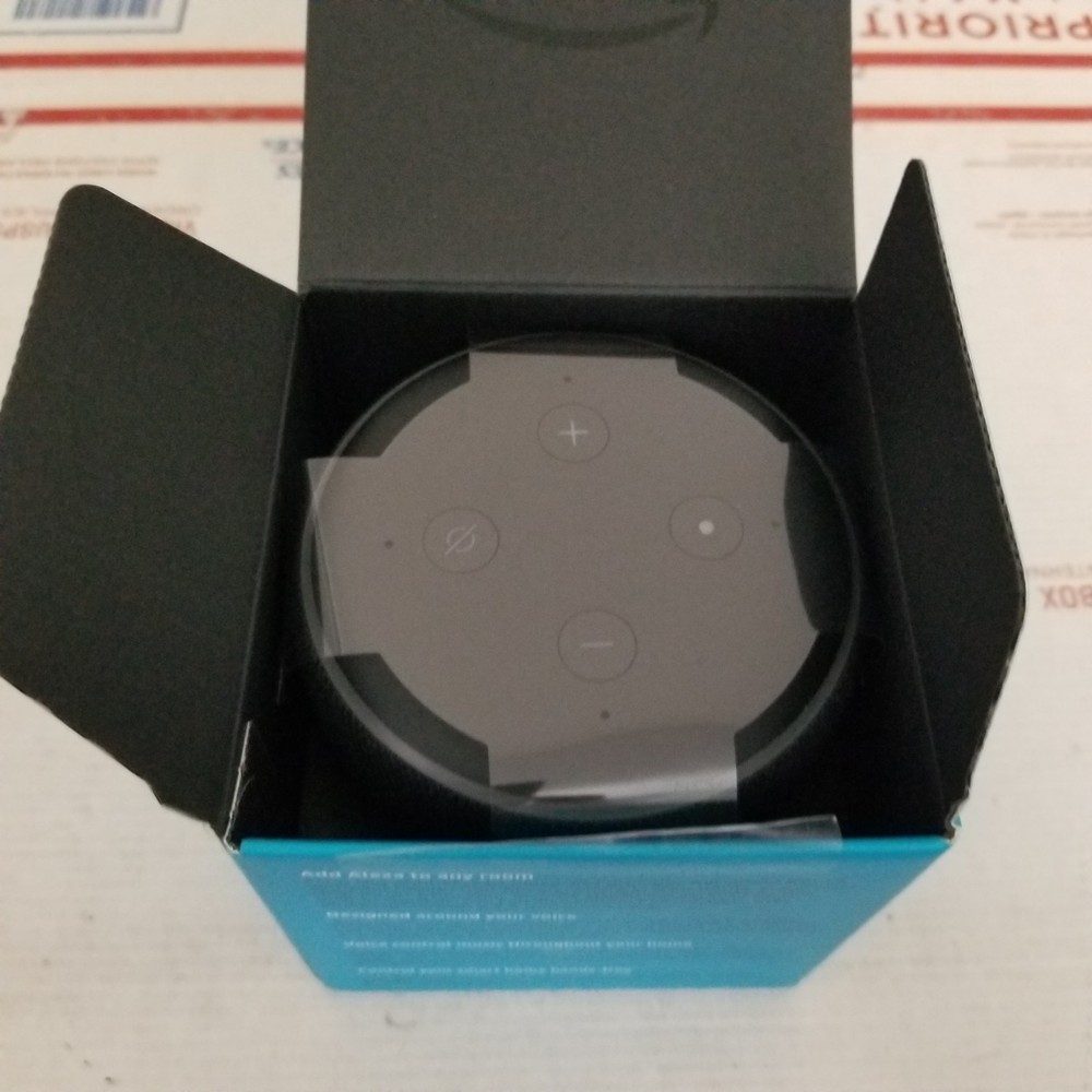 Amazon Echo Dot 3rd Generation Smart Speaker - Charcoal New Open Box