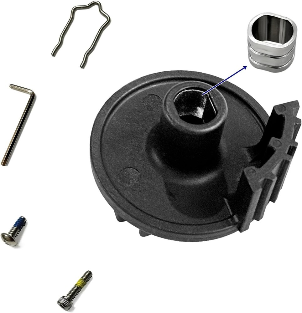 Durable Shower Adapter Replacement - Includes Clip & Screws for Easy Install