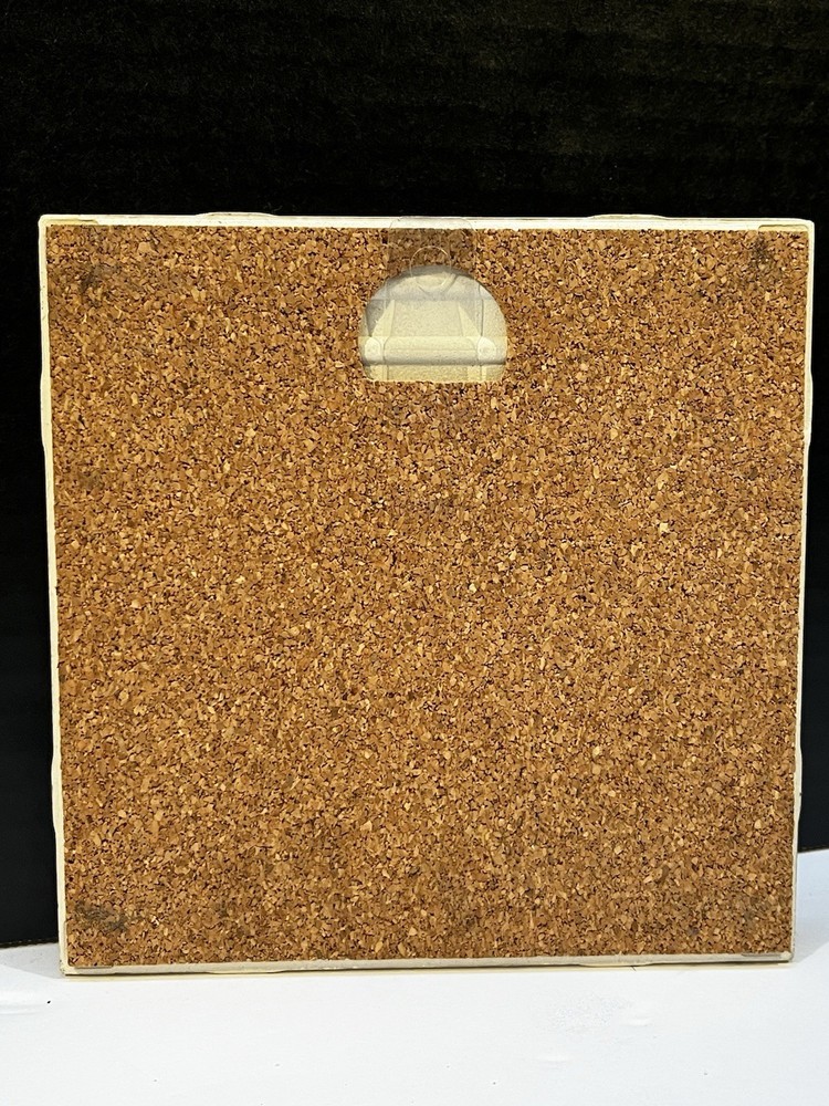 Santa makes Lefse - Tile Trivet (small chip)