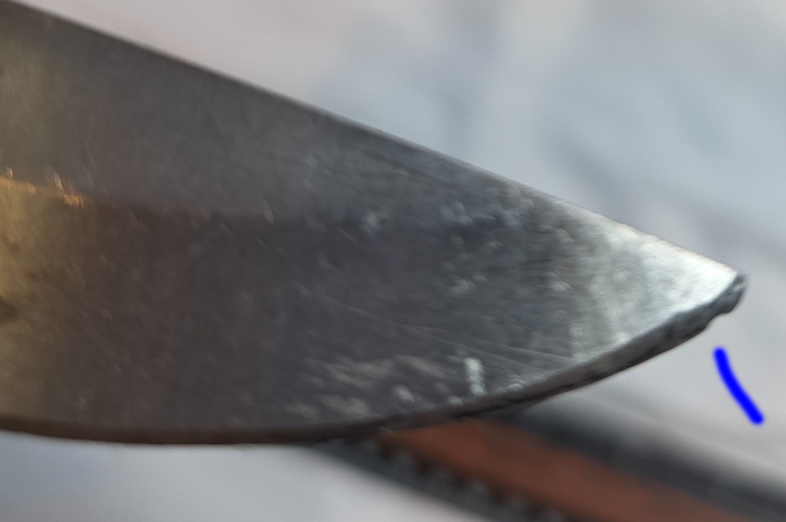 3 7/8" Long Buck Alpha Hunter 277T BOS AT-34 Folding Knife & Sheath, Used