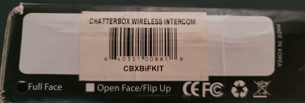 ChatterBox XBi Bluetooth wireless communication device.