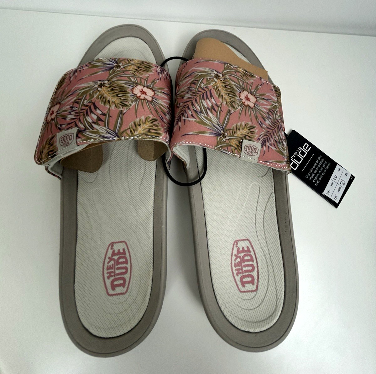 Hey Dude Phoenix Tropical Sandals Slides Men's Size 11 Sail on Sailor RARE NWT