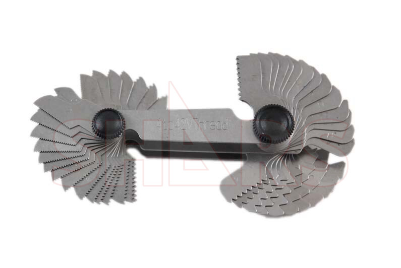 Shars 4 - 42" / 0.4-7 mm Inch & Metric Screw Pitch Gage 51 Leaves !