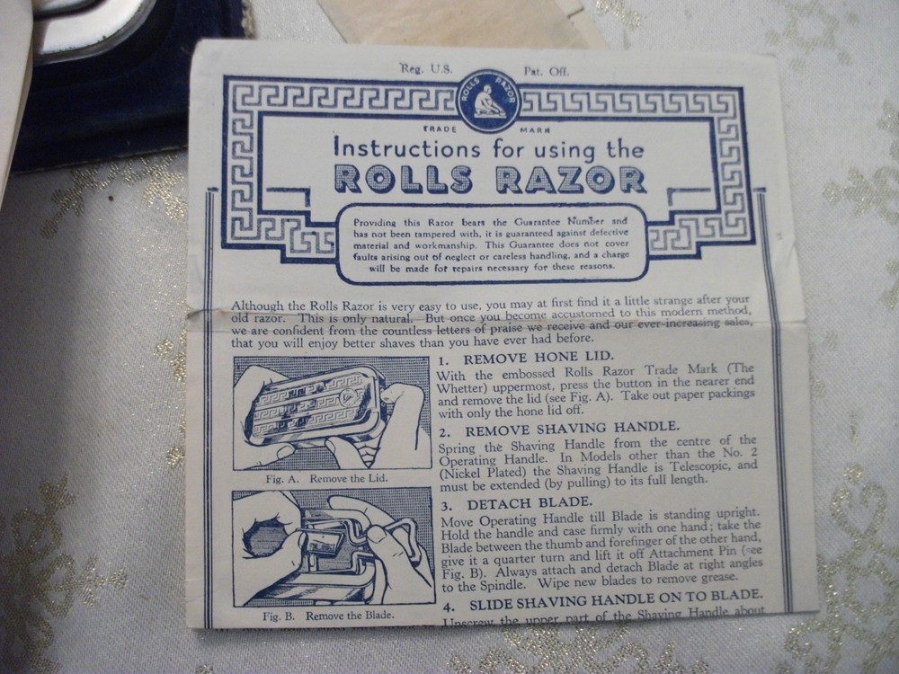 Rolls Razor Sharpener Vintage with box and instructions