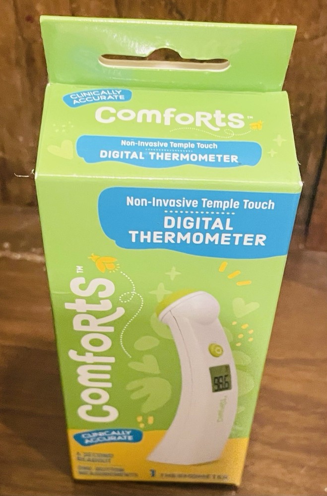 Kroger COMFORTS Digital Thermometer Non Evasive Temple Touch - 6 Second Readout