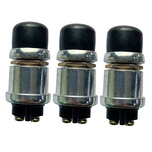 Push Button Momentary Starter Switch,  Heavy Duty Momentary Switch for Black