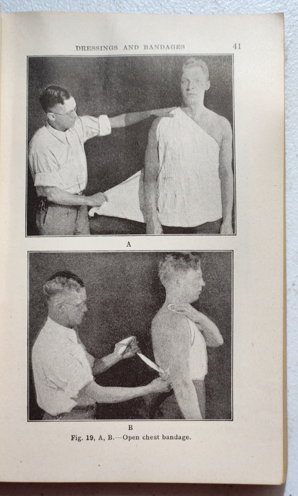 American Red Cross First Aid Textbook 1933