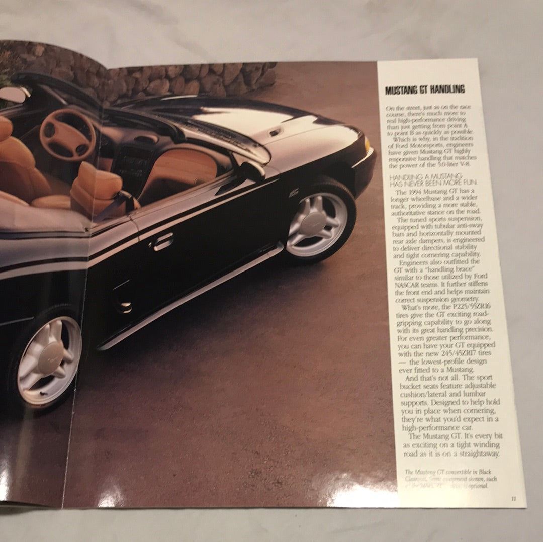 1994 Ford Mustang dealer sales brochure